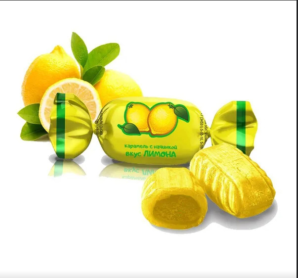 Акция Карамель "Лимон фруктовая" г.Ишим КФ ООО"Слада" (1кг)