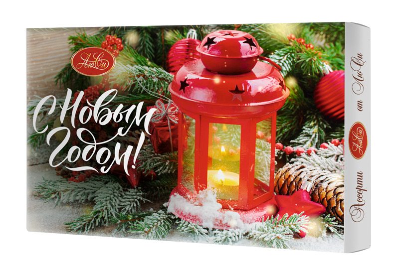 Конфеты "Новогодний фонарь" Ассорти (200гр) г.Москва ООО "ЛЮСИ" (1шт)
