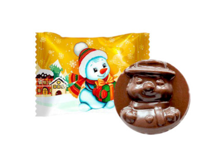НГ Конфеты "Крисмас Чоко" молочный вкус (Снеговик) г.Москва ООО "ТД"Люси" (1кг)