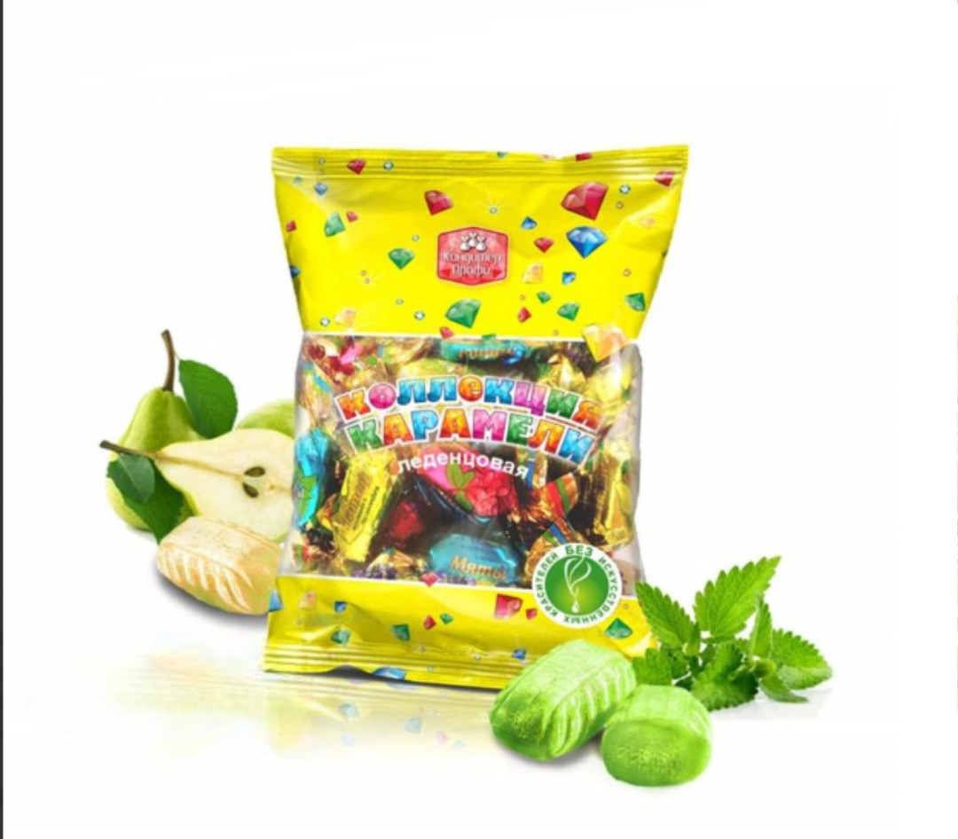 Карамель леденцовая "Микс ассорти цветное Дюшес,Мята" г.Ишим ОО ТК "Кондитер Профи" (1кг)