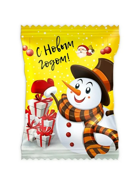 НГ Конфеты "Крисмас Чоко" вкус сливочный ирис (С Новым Годом!) г.Москва ООО "ТД"Люси" (1кг)