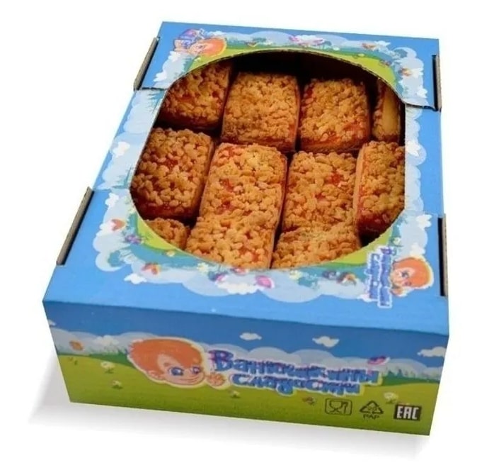 Акция Джемофф" земляничка печенье (снежка) г. Пенза ООО "Ванюшкины сладости" (2кг)