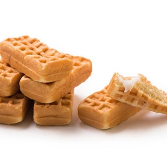 Акция Печенье  "Блинные вафли" карамельнпя начинка г. Москва ООО "КФ Баттерфляй" (1,5кг)