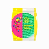 Вафельные коржи "Цветные" (90гр*8) Московская обл. ООО"Лидер С"  (1шт)