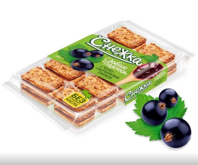 Акция Печенье"Снежка"(черная смородина)(308гр) г.Казань ООО"Тестори" (1шт)