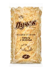 Чипсы "Лучок" вкус томатный с зеленью (150г*10) г. Тула ООО "Олимп" (1шт)