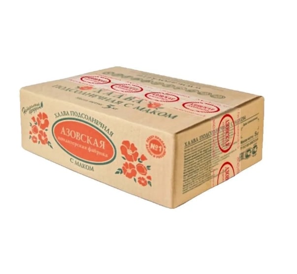 Халва подсолнечная (мак) г.Азов "Азовская КФ" ООО (5кг)