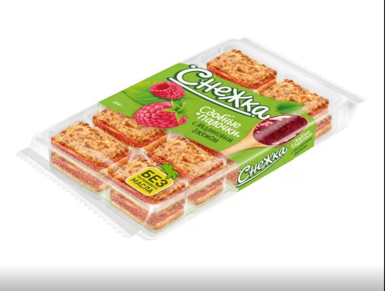 Акция Печенье"Снежка"(малина)(308гр) г.Казань ООО"Тестори" (1шт)