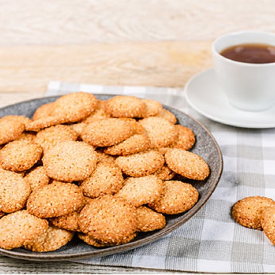 Акция Печенье сдоб. "Чиполино"с кунжутом г. Москва ООО "КФ Баттерфляй" (1,5кг)