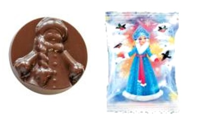 НГ Конфеты "Крисмас Чоко" вкус карамели (Новогодняя компания) г.Москва ООО "ТД"Люси" (1кг)