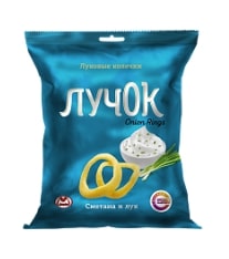 Чипсы "Лучок" вкус сметаны и лука (35г*25) г. Тула ООО "Олимп" (1шт)