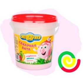 Сахарная вата "Смешарики" клубника,яблоко,банан (Нюша)  (50гр*6) г. Москва ООО КондиПрод (1шт) Сахарная вата "Смешарики" клубника,яблоко,банан (Нюша)  (50гр*6) г. Москва ООО КондиПрод (1шт)