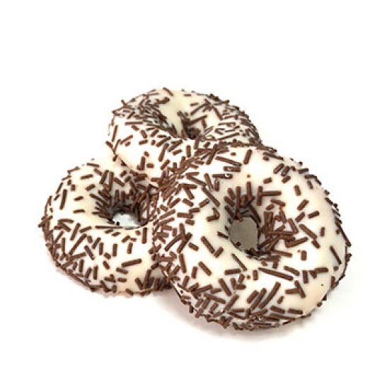 Акция Печенье "Мини-Донатсы" нач. пломбир и шок.посыпка г. Москва ООО "КФ Баттерфляй" (2кг)