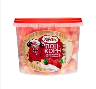 Зерна возд.кукур."Попкорн Хрустенок"в сл.глаз.Земляника со сли (75гр*6) г.Москва ООО КондиПрод (1шт)
