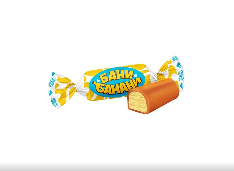 Конфеты "Бани-Банани" (неглазированные) г.Омск ООО "Сладуница"(1кг)