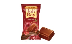 Конфеты "Joli-ray" с вишней  г. Омск КФ "Сибирская белочка" (1кг)