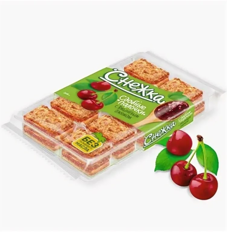 Акция Печенье"Снежка"(вишня)(308гр) г.Казань ООО"Тестори" (1шт)