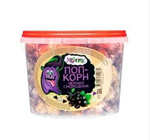 Зерна возд.кукур."Попкорн Хрустенок"в сл.глаз.Черная смородина (65гр*6) г.Москва ООО КондиПрод (1шт)