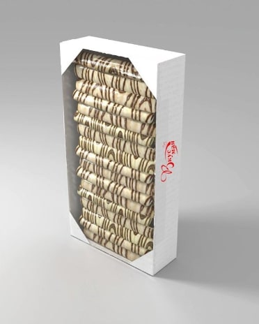 Батончики хрустящие в белой глазури декор. Тамбовская обл. ООО "Диарит" (3кг)