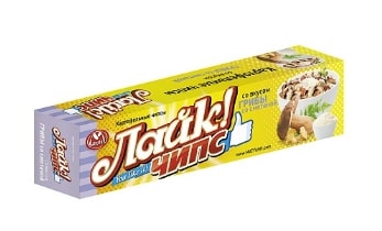 Чипсы "Лайк чипс" вкус грибов и сметаны (40г*25) г. Тула ООО "Олимп" (1шт)