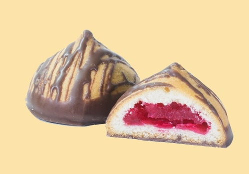 Акция Пломбир клубничный глаз.дно+декор. печенье г. Ульяновск ООО "СладИС" (2кг)