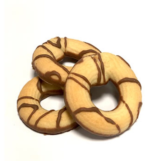 Акция Печенье  "Пломбирное кольцо" с молочным декор. г. Москва ООО "КФ Баттерфляй" (2кг)