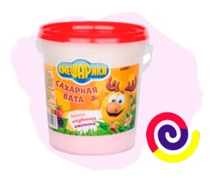 Сахарная вата "Смешарики" банан,клубника,ежевика (Лосяш)  (50гр*6) г. Москва ООО КондиПрод (1шт) Сахарная вата "Смешарики" банан,клубника,ежевика (Лосяш)  (50гр*6) г. Москва ООО КондиПрод (1шт)