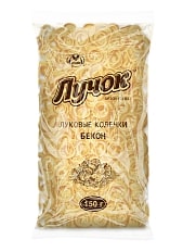 Чипсы "Лучок" вкус бекона (150г*10) г. Тула ООО "Олимп" (1шт)