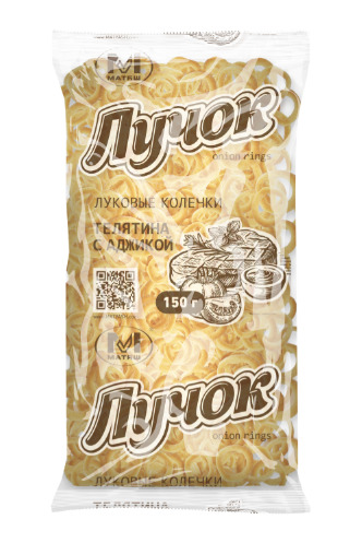 Чипсы "Лучок" вкус телятина с аджикой (150г*10) г. Тула ООО "Олимп" (1шт)