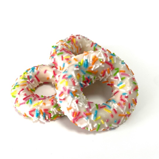 Акция Печенье "Мини-Донатсы" нач. пломбир и радужная посыпка г. Москва ООО "КФ Баттерфляй" (2кг)