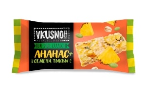 Конфеты мультизлаковые "VKUSNOFF" тыкв.семечки,арахис,курага г. Омск КФ "Сибирская белочка" (1кг)