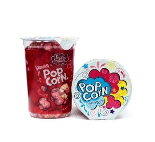 Зерна возд.кукур."Попкорн Poppin Popcorn"в сл.глаз.Вишня (35гр*12) г.Москва ООО КондиПрод (1шт)