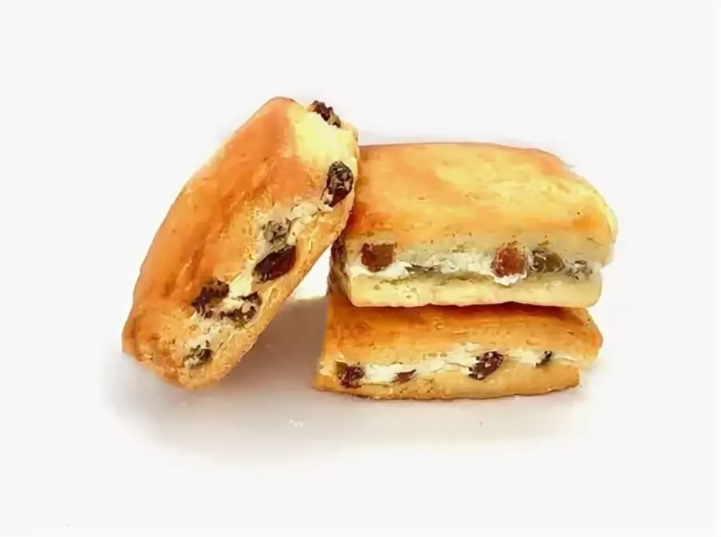 Печенье "Лакомка с изюмом" (Творожное изюм)  г. Пермь ИП Гпоян А.А. (2,5кг)