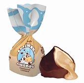 Акция Конфеты шок. "Буренкина любовь Премиум сливки" (купол)  г.Пермь АО "КФ Пермская"  (1кг)