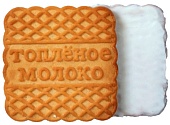 Печенье сах. "Топленое молоко" белая глазурь Ульяновская обл. ООО КФ "Семеновна" (4кг)