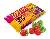 Мягкие вафли "Дарлетто"(земляника со взб сливками )(тел) г.Казань ООО"Тестори" (288гр)