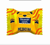 156 Конфеты семечки и изюм  в мягкой карамели глаз. г. Ростов-на-Дону КФ "Мишкино счастье" (1кг)