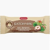 820 Батончик Нуга с фундуком и возд.рисом глаз.(50гр) г. Ростов-на-Дону КФ "Мишкино счастье" (1шт)