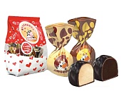 Конфеты шок. "Буренкина любовь Микс" (купол) г.Пермь АО "КФ Пермская"  (1кг)