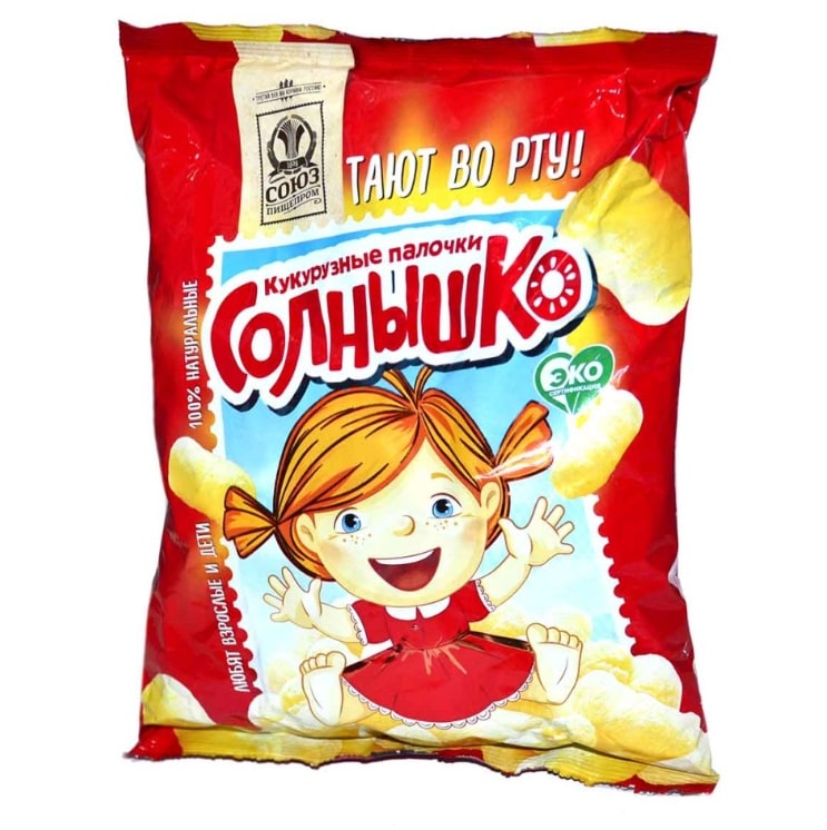 Палочки кукурузные "Солнышко" (400гр*9) г.Челябинск ООО объединение "Союзпищепром" (1шт) Палочки кукурузные "Солнышко" (400гр*9) г.Челябинск ООО объединение "Союзпищепром" (1шт)
